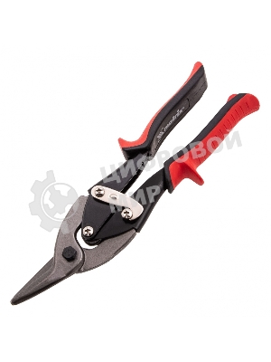 Ножницы по металлу Matrix, 250 мм, левые, обрезиненные рукоятки