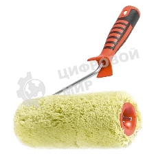 Валик в сборе Matrix полиакрил для фасад.раб. с двухкомп.руч., 180мм, ворс 18мм, D 48мм, D руч.6мм