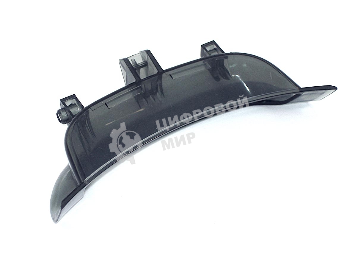 Ручка люка для стиральной машины Candy, Hoover, Zerowatt серая прозрачная 43011740