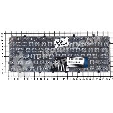 Клавиатура для ноутбука HP Envy 4-1000 Envy 6-1000 черная с серебристой рамкой