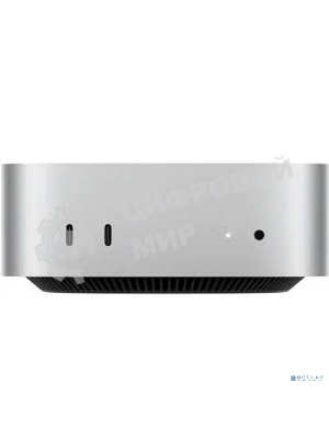 Компьютер Apple Mac Mini 2024 MU9D3LL/A серебристый M4 10C CPU 10C GPU/16Gb/256Gb SSD/рекоменд.переходник 11065944/1979059 (A3238 США)
