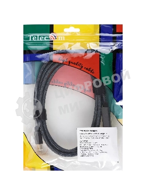 Кабель miniDisplayPort M-> HDMI M 4K@60Hz 1.8m Telecom,оплетка (TA562M-1.8M)