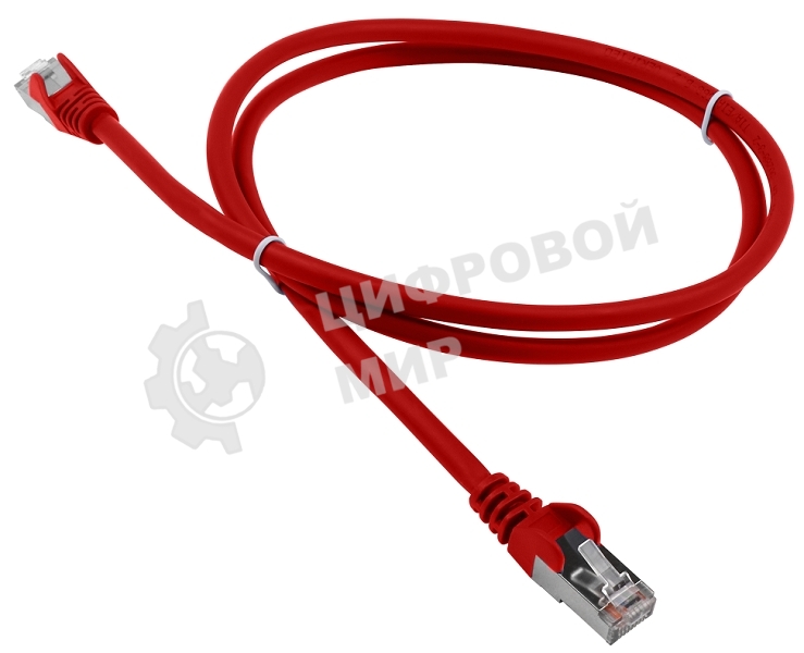 Патч-корд LANMASTER LSZH FTP кат.5e, 1.0 м, красный