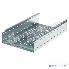Лоток листовой перфорированный 400х100 L3000 сталь 1мм ДКС 35345