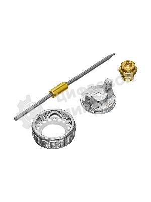 Ремкомплект для краскораспылителя Matrix 4 предмета: сопло 2,5 мм, игла, форсунка, зажим сопла