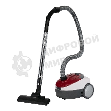 Пылесос Starwind SCB1114 красный/белый, 300/1800 Вт, уборка сухая, пылесборник мешок 2 л