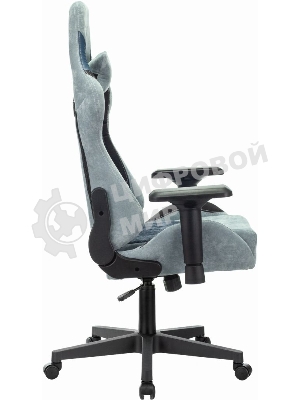 Кресло Бюрократ VIKING 7 KNIGHT BL FABRIC синий, ткань, 120 кг, механизм качания