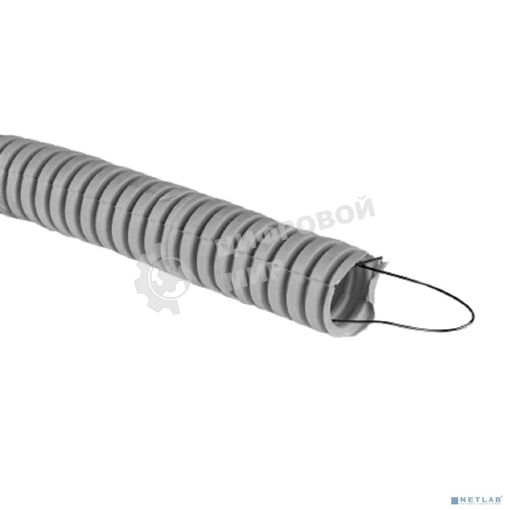 Труба гофрированная EKF tg-z-20 ПВХ Plast с зондом d 20 мм EKF PROxima бухта 100 м