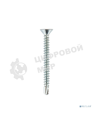 Саморез оконный Kranz сверло, 3.9х38, белый цинк, короб (500 шт./уп.)