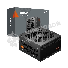 Блок питания PCCooler, 1000W 80 PLUS Gold (ATX, 3.1, Full modular, 1x24(20+4)pin, 2xCPU 8(4+4)pin, 3xPCIe*2 8(6+2)pin, 1x12VHPWR, 9xSATA*3, 3xMOLEX4pin, Active, 120x120мм, 140x150x86мм, APFC, OVP/UVP/SCP/OPP/OCP/OTP/SPD, black)