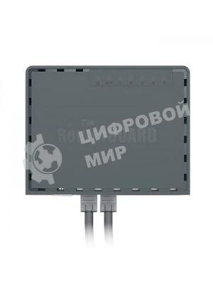 Маршрутизатор PoE MikroTikRB760iGS2 ядра (880 МГц), 5х 1G RJ45, SFP, USB, MicroSD, раздача PoE (HEX S)