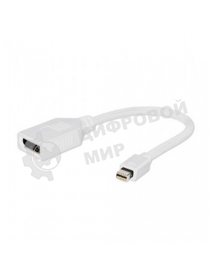 Переходник Gembird Переходник miniDisplayPort - DisplayPort, 20M/20F, 16см, белый