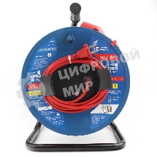 Силовой удлинитель на катушке Power Cube PC20203, 10 А/2,2 кВт, 50 м, 1 розетка б/з