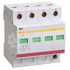 Ограничитель перенапряжения ОПС1-B 4P IEK MOP20-4-B