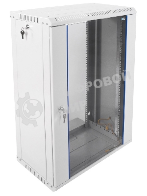 Шкаф телеком. настенный разборный 18U (600х350) дверь металл (ШРН-Э-18.350) (1 коробка)