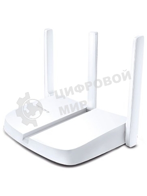 Маршрутизатор Mercusys MW305R Wi-Fi роутер 300 Мбит/с 2,4 ГГц, 1 порт WAN 10/100 Мбит/с + 4 порта LAN 10/100 Мбит/с, 2 фиксированные антенны
