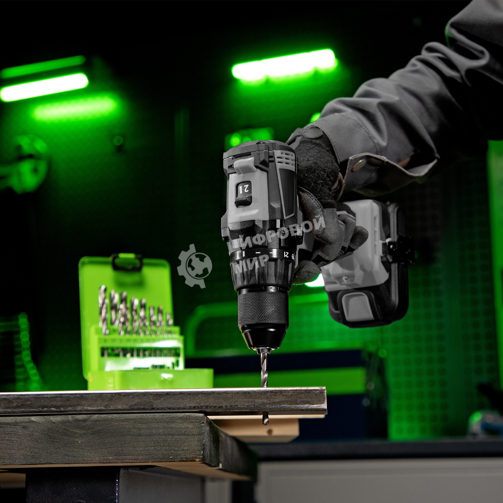 Набор сверл по металлу Сибртех, 1-10 мм (через 0,5 мм,3.2,4.8 мм), HSS, 21шт, мет.бокс, цилин.хв