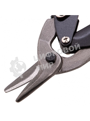 Ножницы по металлу Matrix, 250 мм, левые, обрезиненные рукоятки