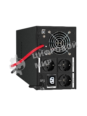 Комплект Источник бесперебойного питания EX295989RUS + батарея 80Aч EX285654RUS 2шт (инвертор, синус, для котла) ExeGate SineTower SZ-2000.LCD.AVR.3SH.1C13.USB <2000VA/1600W, чистый синусоида, LCD дисплей, AVR, 3*Schuko+1*C13, USB, линейно-интерактивный, Black> + батарея ExeGate HRL 12-80 (12В, 80Ач) 2шт