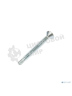 Саморез оконный Kranz сверло, 3.9х38, белый цинк, короб (500 шт./уп.)