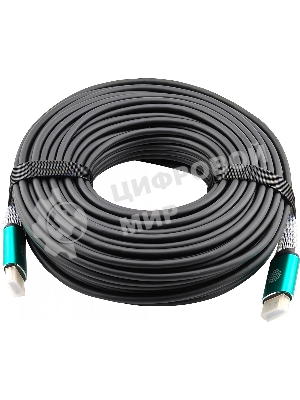 Кабель аудио-видео Cactus CS-HDMI-AOC-2.1-30 HDMI (m)/HDMI (m) 30м. позолоч.конт. черный