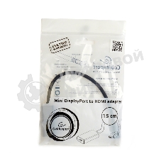 Переходник miniDisplayPort -> HDMI, Cablexpert A-mDPM-HDMIF4K-01, 4K, 20M/19F, кабель 15 см, черный, пакет