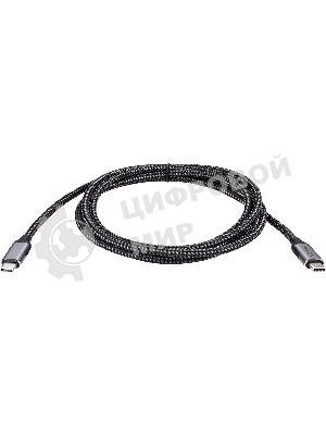 Кабель VCOM USB3.2 Gen2X2, CM->CM, 20Gbs, 100WT, 4KX60Hz, All shell, 1,5 м