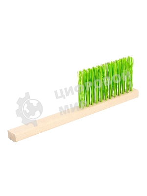 Щетка-сметка 2-рядная Сибртех 280 мм, деревянная ручка