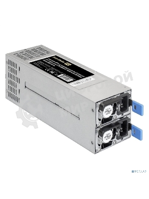 Блок питания серверный 2U Redundant 2x1200W ExeGate EX292324RUS Industrial-RTS1200 (APFC, КПД 94% (80 PLUS Platinum), 4 см fan, 24pin, 2x(4+4)pin, 2PCIe, 2SATA, 6IDE, Cable Management)