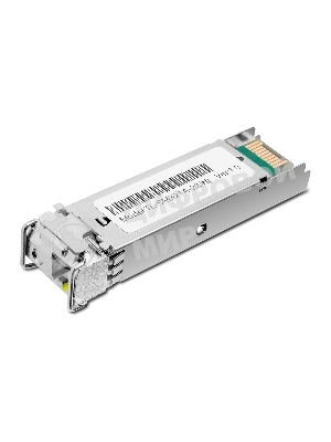Модуль SFP TP-Link 1000Base-BX WDM Bi-Directional SFP module, TX: 1550 nm and RX: 1310 nm, 1 LC Simplex port, up to 2 km transmission distance in 9/125 μm SMF (Single-Mode Fiber), Supports Digital Diagnostic Monitoring (DDM).