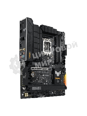 Материнская плата ASUS TUF GAMING B760-PLUS WIFI, LGA 1700, Intel B760, 4xDDR5, 4xSATA, 3xM.2, 1xPCI-E 5.0 x16, 1xPCI-E 3.0 x4, 1xUSB-A 3.2 Gen 2, 3xUSB-A 3.2 Gen 1, 1xUSB-C 3.2 Gen 2x2, 1x2.5Gb LAN, 5x3.5 мм, 7.1, Wi-Fi 6, Bluetooth 5.2, Standard-ATX