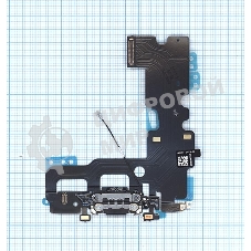 Шлейф разъема питания для iPhone 7 черный