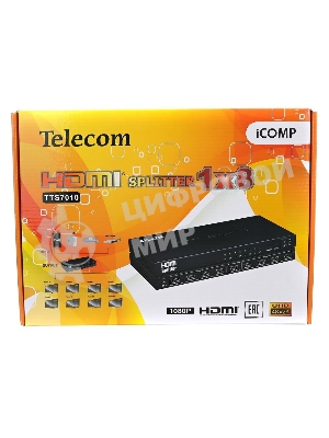 Разветвитель Telecom HDMI 1=>8 4k@30 HZ TTS7010