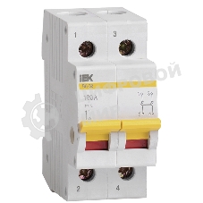 Выключатель нагрузки IEK MNV10-2-100 (мини-рубильник) ВН-32 2Р 100А IEK