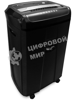 Шредер ГЕЛЕОС УО36-4 (DIN P-4) фрагмент 3,9x30мм, 33 листа (70гр./м²), 36 литров, Уничт.скобы,скрепки,пл.карты,CD.