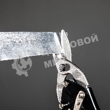 Ножницы по металлу Matrix, 250 мм, левые, обрезиненные рукоятки