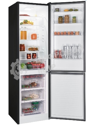 Холодильник Nordfrost NRB 164NF B черный двухкамерный 238/105 л морозилка снизу, No Frost