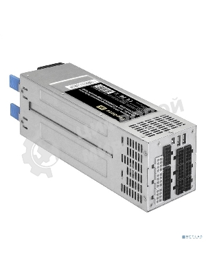 Блок питания серверный 2U Redundant 2x1200W ExeGate EX292324RUS Industrial-RTS1200 (APFC, КПД 94% (80 PLUS Platinum), 4 см fan, 24pin, 2x(4+4)pin, 2PCIe, 2SATA, 6IDE, Cable Management)