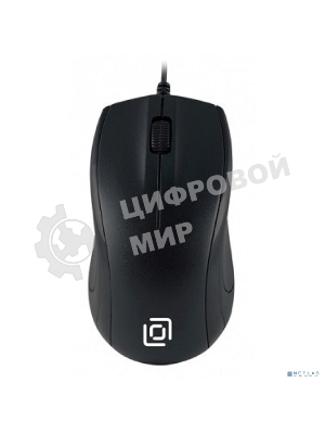Мышь проводная Oklick 185V2 черный, 1200 dpi, USB, кнопки - 3