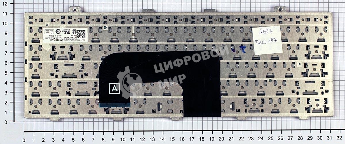 Клавиатура для ноутбука Dell Studio 14 14z 1440 1450 1457 черная