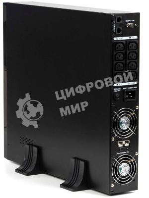Источник бесперебойного питания ИБП Бастион RAPAN-UPS 3000 RACK+4x9Ah (2100 Вт, Line-interactive, встроенные АКБ 6 шт.x 9Ah) 8960