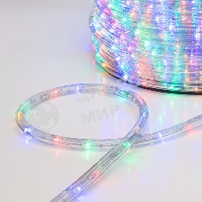 Дюралайт Neon-night LED, свечение с динамикой (3W) - мульти (RYGb), 24 LED/м, бухта 100м