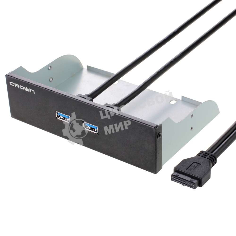 Панель CMU3-20 с двумя портами USB 3.0 в слот 5.25 компьютерного корпуса