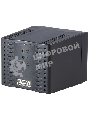 Стабилизатор напряжения Powercom TCA-1200 600Вт 1200ВА черный
