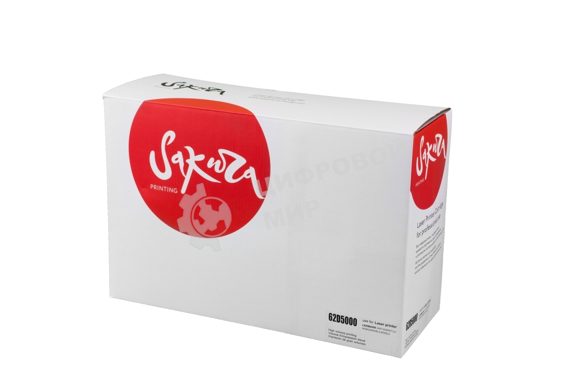 Картридж лазерный Sakura 62D5000 для Lexmark MX710/711/810/811/812, черный, 6 000 к.