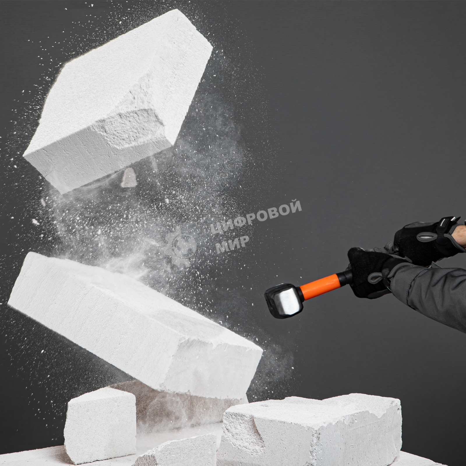 Кувалда Sparta 2000 г, фибергласовая обрезиненная рукоятка