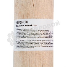 Черенок для лопат Россия,вил,40x1200 мм,в/с68425