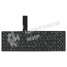 Клавиатура для ноутбука Asus K55 черная без рамки