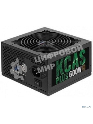Блок питания Aerocool/Formula KCAS PLUS 600W, 600Вт, 80 PLUS Bronze, 120мм, черный