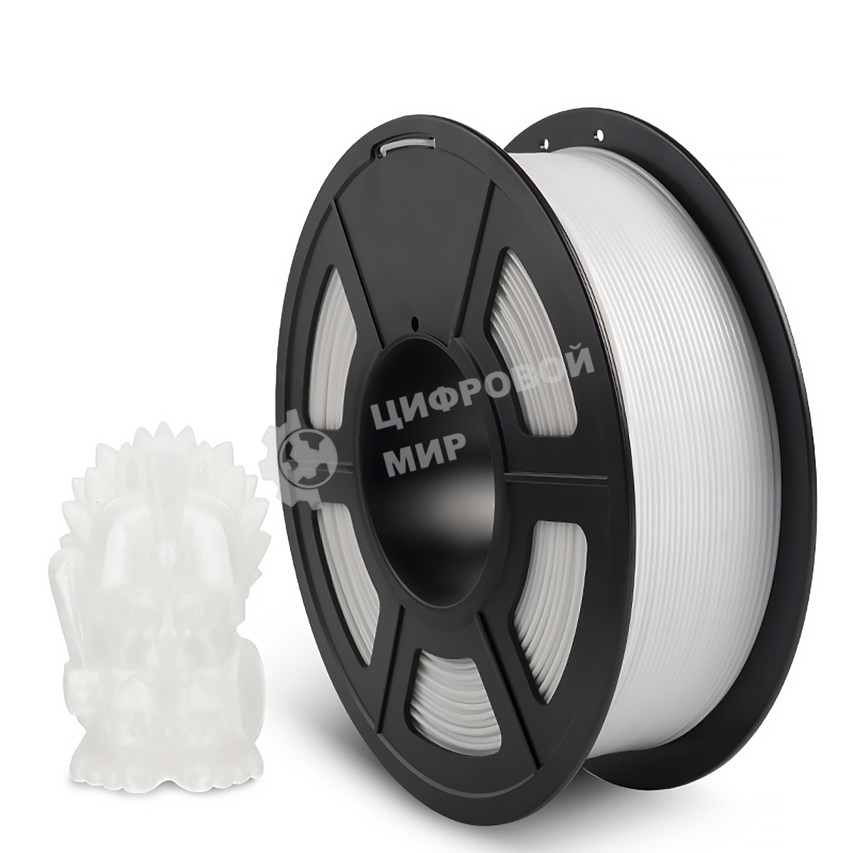 Филамент NVPrint PETG White для 3D печати диаметр 1.75мм длина 330 метров масса 1 кг